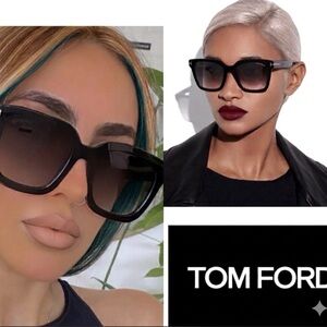 $485 Love these!  ❤️ NEW Tom Ford Sari TF690 Polarized Sunglasses in Black